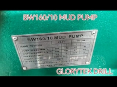 Cylindre trois horizontal de pompe de boue du perçage BW160-10 pour le perçage de forage