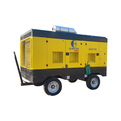 qualité  GLORYTEK Drilling Rig Tools Diesel Engine Driven Air Compressor Portable For Industrial Usine