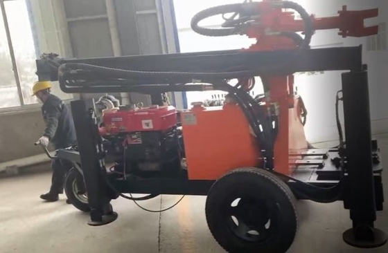 Forage de puits d'eau portable GL130T dans les zones étroites