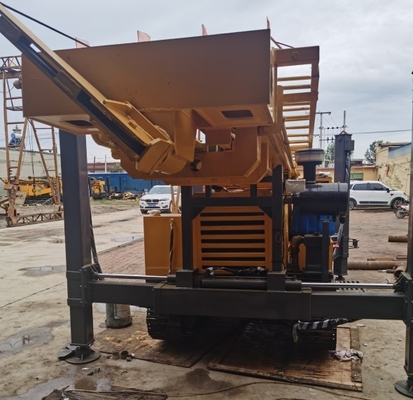 Perceuse montée sur des rails entièrement hydraulique Rig Machines de forage de GL350S pour le perçage de 350m