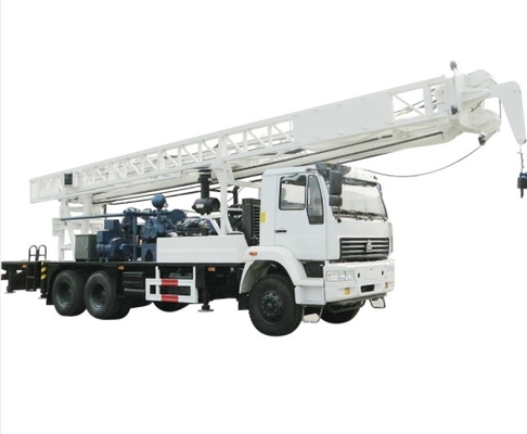 C350ZY SINOTRUK Truck monté machine de forage de trous de forage 300m Profondeur 500mm Diamètre du trou