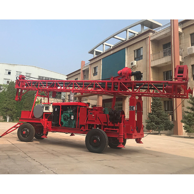GL - petite puissance bonne de moteur de Rig Portable Trailer Mounted Diesel de perçage d'IIA 300m