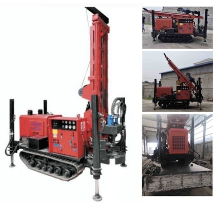 Perçage pneumatique de Rig Crawler Mounted For 180m de perceuse de puits d'eau