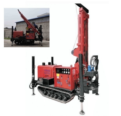 Perçage pneumatique de Rig Crawler Mounted For 180m de perceuse de puits d'eau