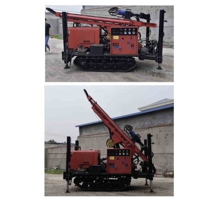 Perçage pneumatique de Rig Crawler Mounted For 180m de perceuse de puits d'eau