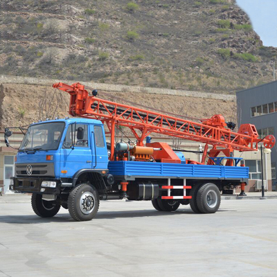 plate-forme de perceuse de puits d'eau de 400m Dongfeng 4x4 outre du camion de route monté pour le forage de boue