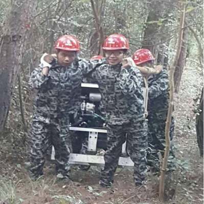 Exercices de noyau portatifs détachables d'exploration pour l'échantillonnage de roche