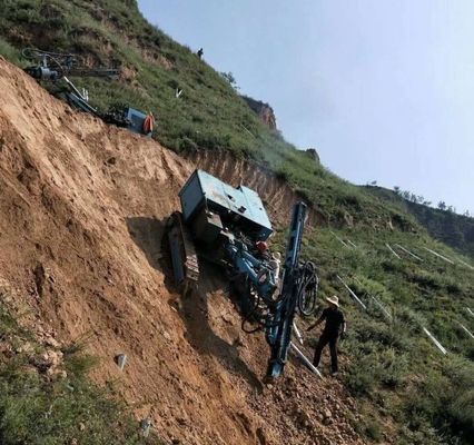 Perceuse de roche d'extraction à ciel ouvert Rig Diesel Powered For Open Pit Drilling