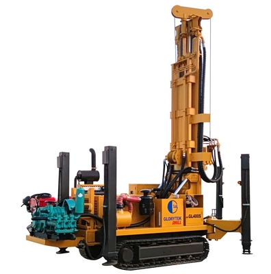400M Borehole Drilling Rig, foreuse de trou d'eau 92KW à moteur diesel