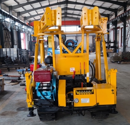 Forage rotatoire hydraulique forant le puits d'eau de profondeur de Rig Portable For 200m