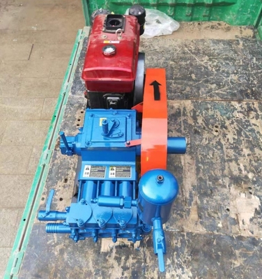 Pompe de boue de la perceuse BW160 avec le type horizontal de trois cylindres du moteur diesel 7.7kw