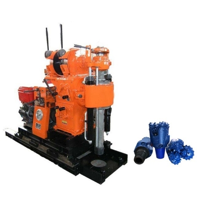 Profondeur de la plate-forme de forage de forage de structure compacte 250m avec le type de dérapage de remorque de chenille