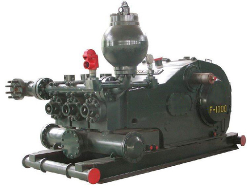 Pompe de boue à simple effet horizontale de perçage du piston 3-Cylinder de série de F pour des projets de forage de gisement de pétrole