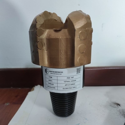 Quatre bits de perceuse géothermiques de lames pour le puits d'eau forant la taille de 127mm