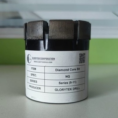 Perçage géologique imbibé industriel d'exploration de Diamond Core Drill Bits For