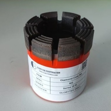 Perçage géologique imbibé industriel d'exploration de Diamond Core Drill Bits For