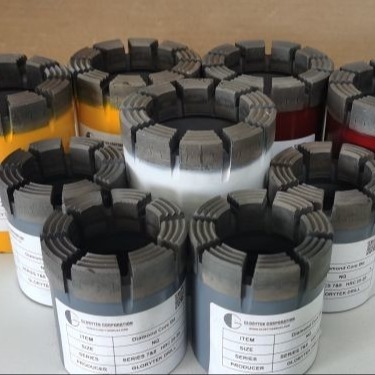 Échantillonnage de Diamond Impregnated Drill Bit, hard rock de QG Diamond Core Bit For Soft