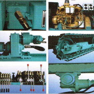 Machine de roche de perçage de DTH, perceuse hydraulique Rig High Air Pressure de chenille