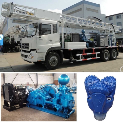 châssis de camion de Rig Machines Mounted On Dongfeng 6×4 de perceuse de 400m