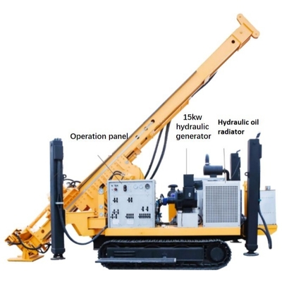 perceuse hydraulique Rig Machine For Core Sampling d'exploration de chenille de 800m