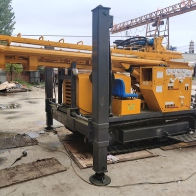 moteur diesel de Rig Steel Crawler With 77kw de perceuse de puits d'eau de 300mm 300m
