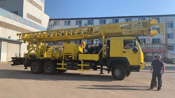 Monté par camion puits d'eau de Dth plate- la boue du tableau rotatoire 300m