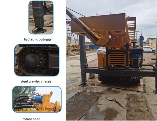 Machine de forage multifonctionnelle pour forage industriel et civil Forage de puits