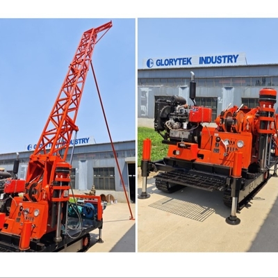 Plate-forme de forage d'exploration spéciale de 150 à 300 m avec châssis sur chenilles