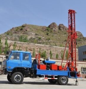 Camion de foreuse d'eau de profondeur de GL-IIA 300m monté pour des roches dures