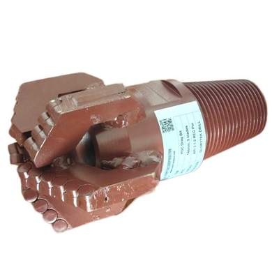 Outil de forage de formation douce Pdc Drag Bit Insert 145mm Composants d'équipement minier