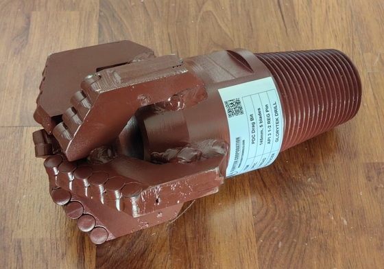 145 mm Pdc Drag Bit Teeth Forge dans les formations rocheuses ou les puits d'eau