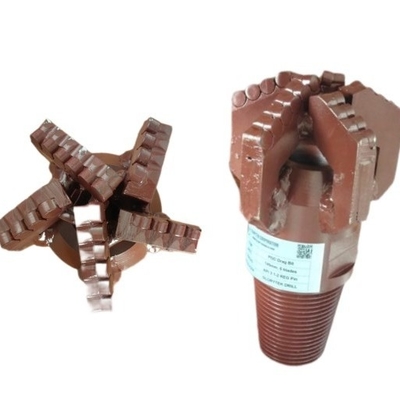 Type adapté aux besoins du client d'étape de peu de perceuse de Pdc de taille forage de roche doux avec 5 ailes