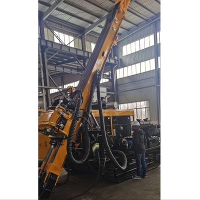 GLXD-5 Équipement de forage d'exploration à conduite hydraulique complète avec châssis à remorque ou à roue