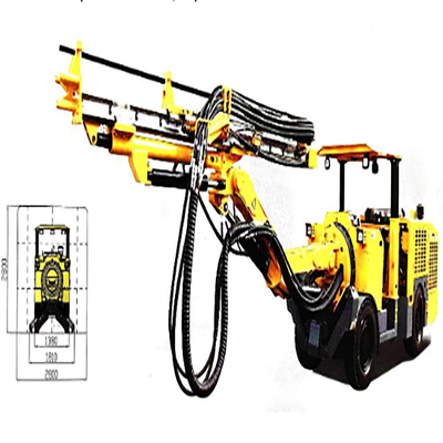 Machines de forage jumbo rocheuses à puits simples modèle CYTJ45D