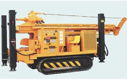 Vente à chaud moteur diesel haut marteau hydraulique rotatif puits de forage à eau avec 500m profondeur de forage