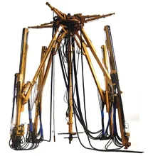 Jumbo machine de forage 37 kW moteur 3,5 à 5,6 M Hauteur du tunnel 90 à 254 mm Diamètre