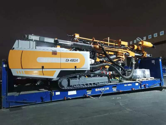 Forage de roche à couple maximal de 600 Nm avec compresseur d'air de 33 M3/min