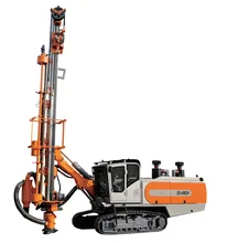 152-203mm Range Rock Drill Rig Avec 7M Drill Pipe 114mm Drill Pipe OD et 0-80 RPM Vitesse de rotation