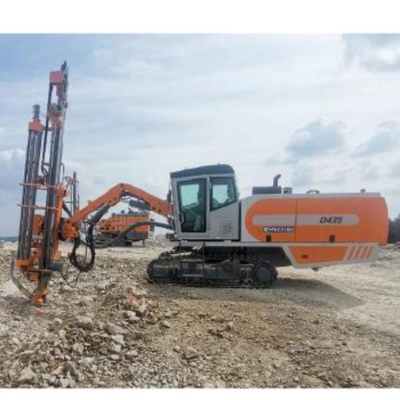 Équipement hydraulique complet pour l'extraction de roches, pour le forage de trous en hauteur pour les mines d'or