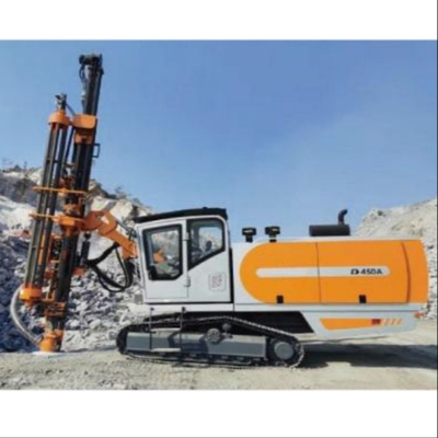 Machines de forage de surface DTH intégrées à moteur diesel à puits à haute efficacité