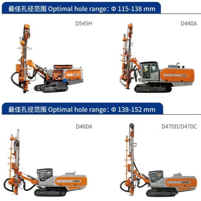 Mines intégrées DTH Machines de forage de surface Compresseur d'air intégré