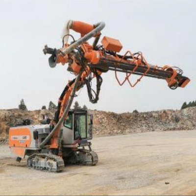 Machines de forage de surface DTH à marteau à air intégré avec compresseur d'air intégré