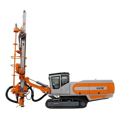 Compresseur d'air hydraulique intégré à bord de la plateforme de forage de roche pour l'extraction d'or