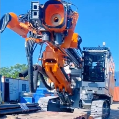 Mines à ciel ouvert Forage de forage à blast-hole Machines avec compresseur d'air Conception intégrée Bon prix