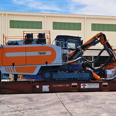Machines de forage de trous de mine montées sur chenilles pour l'extraction de métaux précieux et le dynamitage