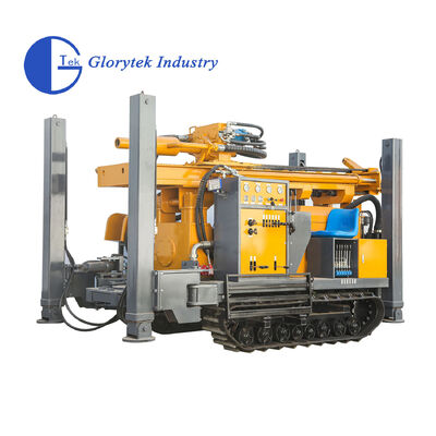 Full Hydraulic GL180R Rubber Crawler Type Water Well Drill/Drilling Rig Drilling Wells For Agricultural Irrigation And Industries