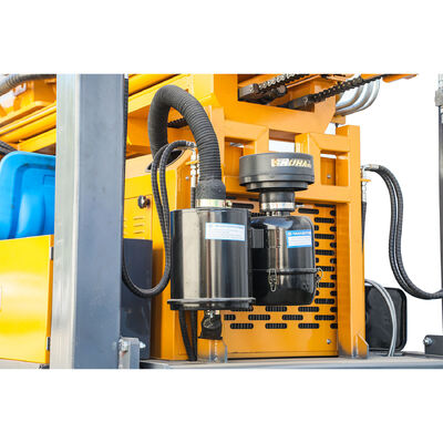 Full Hydraulic GL180R Rubber Crawler Type Water Well Drill/Drilling Rig For 180m Depth