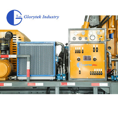 Forageuse de puits d'eau sur camion 4x4 hydraulique complète de 500 m de profondeur avec pompe à boue BW650