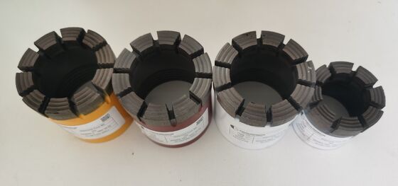 Trépans de carottage diamantés fil-guide BQ/NQ/HQ/PQ avec longue durée de vie pour l'exploration minière