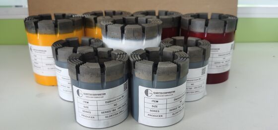 Trépans de carottage diamantés fil-guide BQ/NQ/HQ/PQ avec longue durée de vie pour l'exploration minière